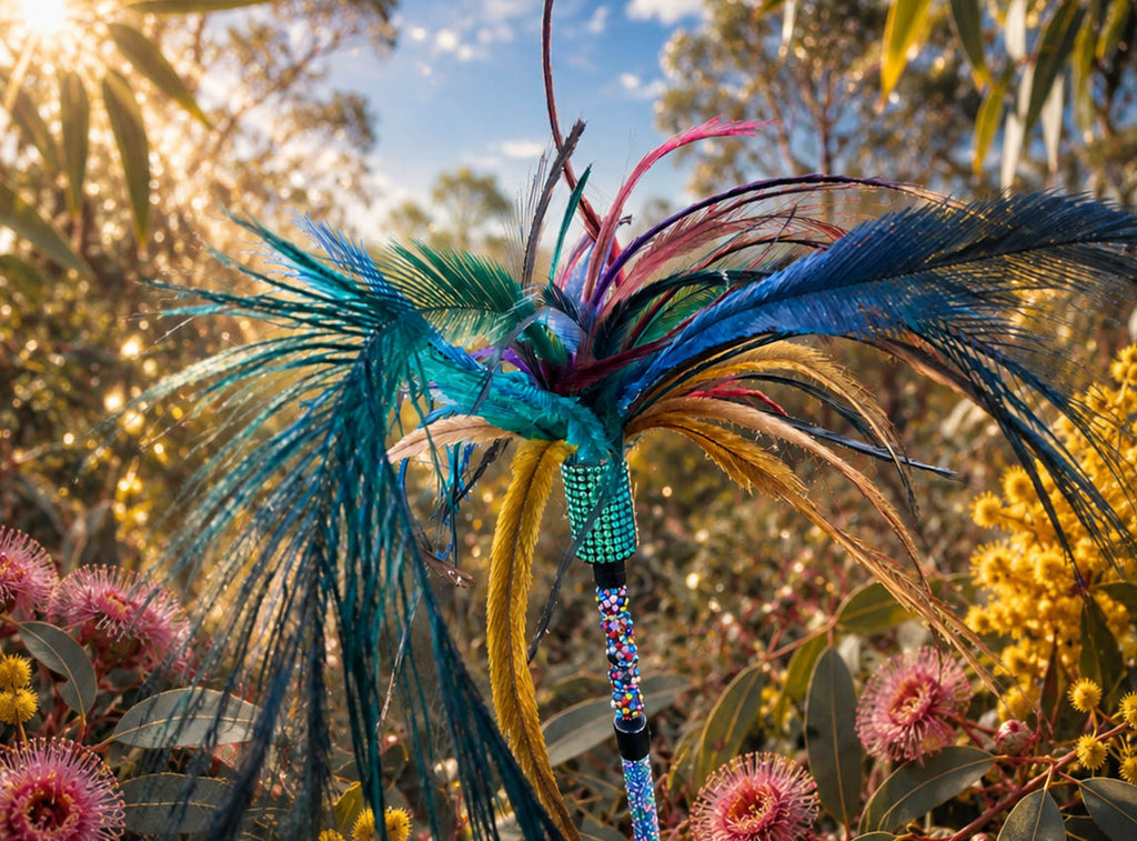 True Blue Emu Feather Teaser