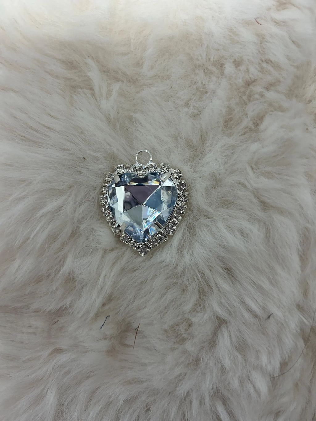 Gold & Silver Crystal Cat Collar with Heart Charm